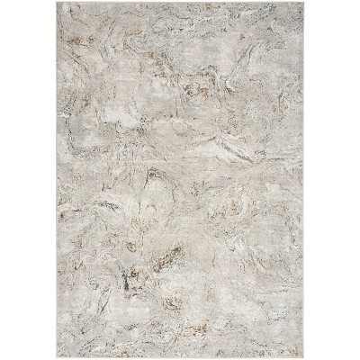 Nourison Glam Abstract Texture Indoor Area Rug Grey Multicolor 3'11" x 5'11" | Target
