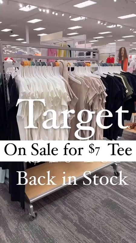 Like and comment “TARGET TEES” to have all links sent to your messages. LOVE these tops so glad target brought them back and they added new colors! On sale for $7 and a great basic  ✨ 
.
#target #targetstyle #targetfinds #targetfashion #sharemytargetstyle #targetdeals #womenstees 

#LTKStyleTip #LTKSaleAlert #LTKFindsUnder50