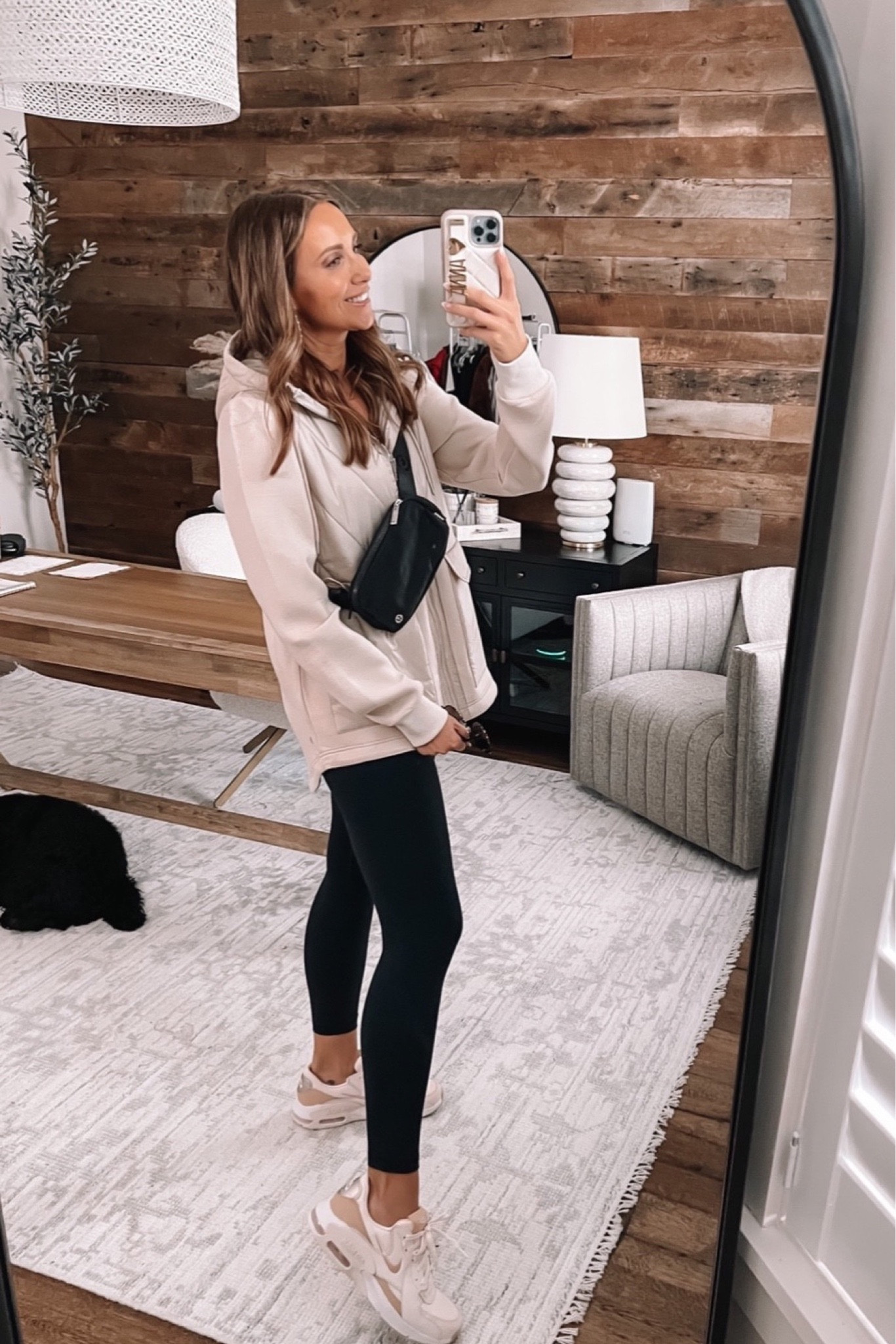 Select Zella jackets on sale at Nordstrom, wearing size small in jacket, athleisure outfit ideas, stylish casual outfit ideas, Lululemon belt bags, Nike sneaker outfit ideas 

#LTKstyletip #LTKshoecrush #LTKsalealert