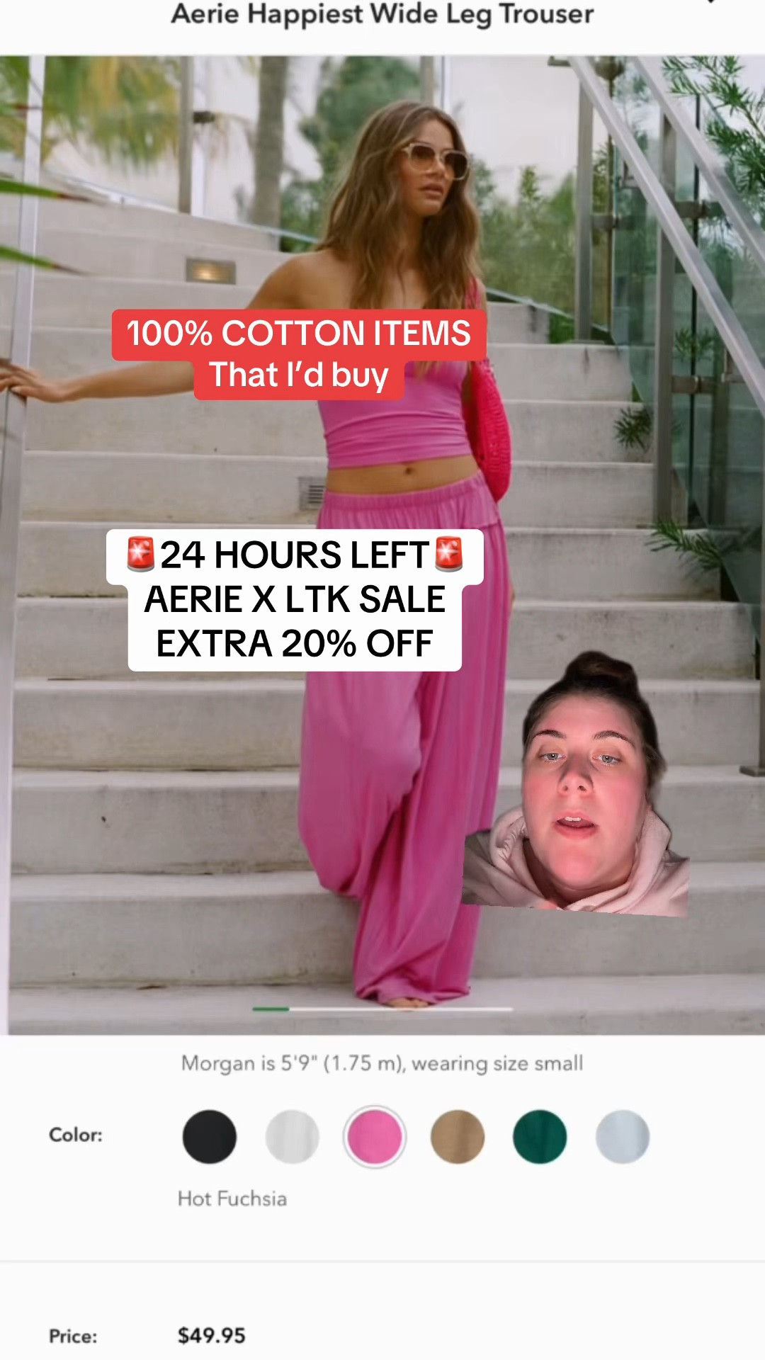 100% Cotton Items that are worth buying during the aerie x LTK sale! I wear an xxl in all the tops and an xl tall in the bottoms! Less than 24 hours left! 🚨 Go & score for your summer wardrobe! 💖

#LTKxAerie #LTKPlusSize #LTKSaleAlert