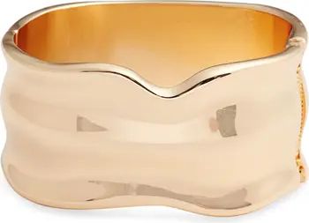 Open Edit Molten Wide Hinged Cuff Bracelet | Nordstrom | Nordstrom