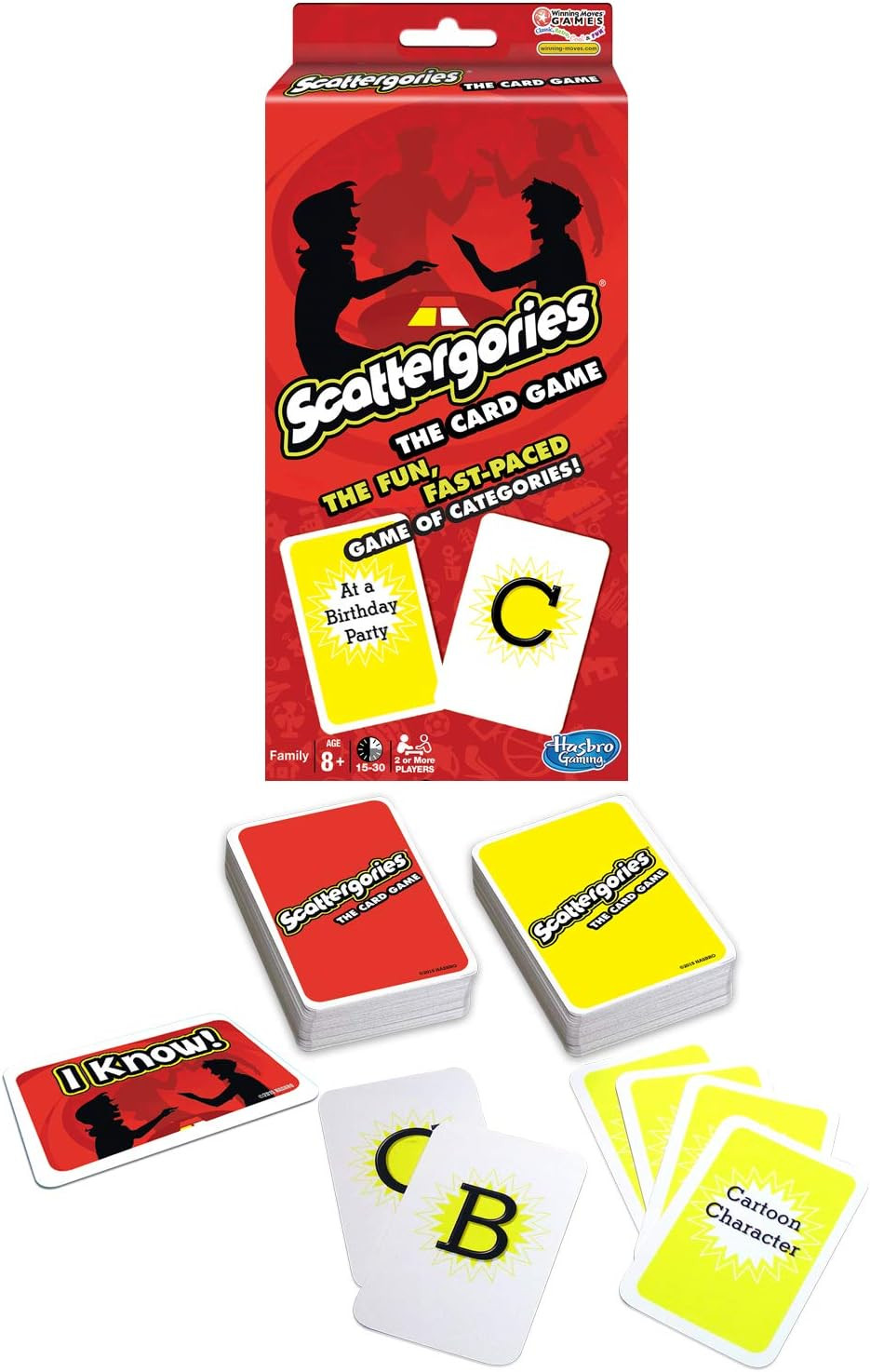 Scattergories The Card Game Your Favorite Categories Game Meets Slap Jack For At Home, On a Road ... | Amazon (US)