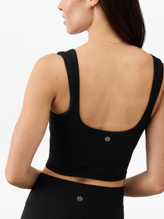 Transcend Square Neck Crop Sports Bra A-C | Athleta