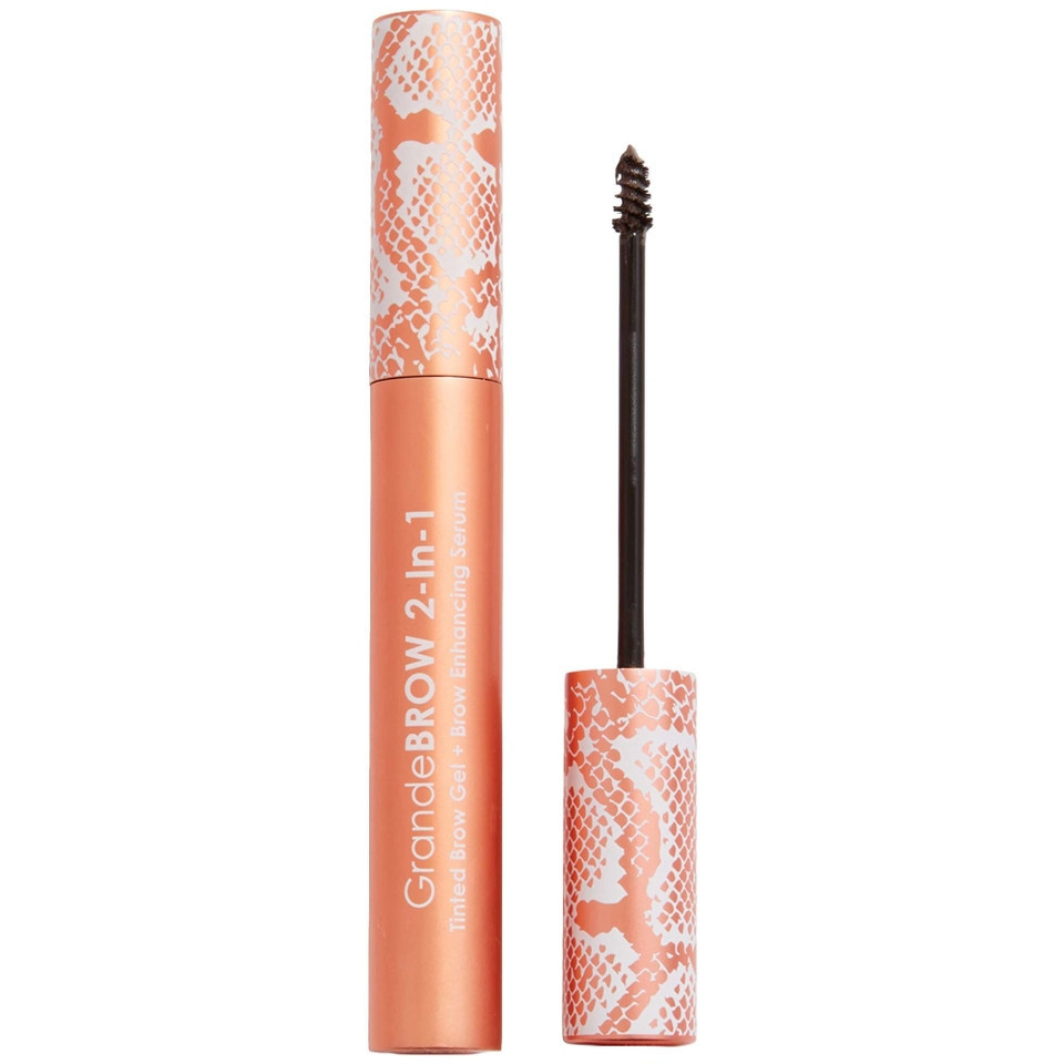 GRANDE Cosmetics GrandeBROW 2-in-1 Tinted Brow Gel and Brow Enhancing Serum 3.5ml (Various Colors) - Taupe | Dermstore
