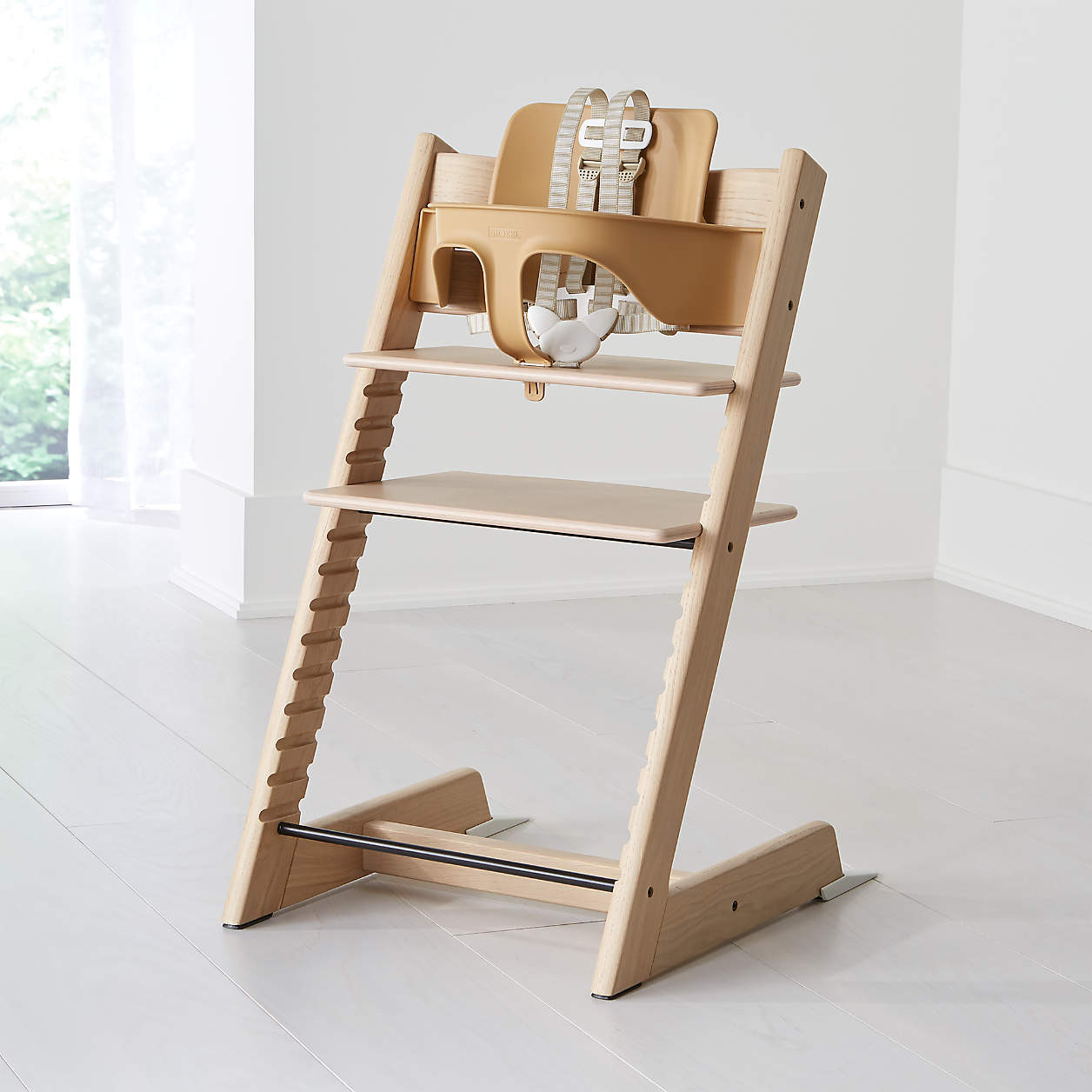White Tripp Trapp by Stokke High Chair + Reviews | Crate and Barrel | Crate & Barrel