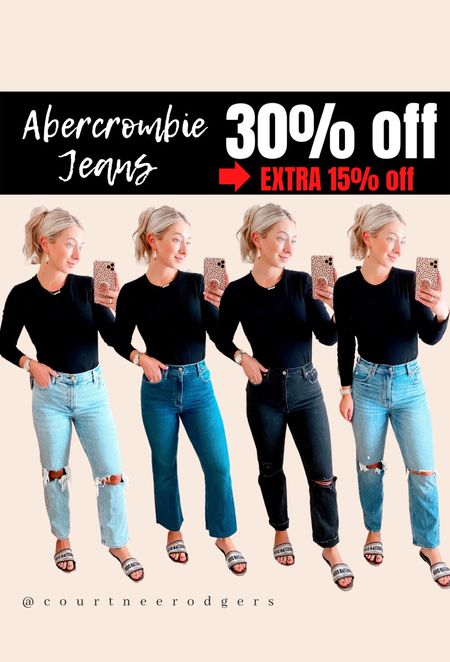 Abercrombie Jeans 30% off! 💗 Extra 15% off with code: JENREED
I wear size 6/28 in all of these! Short length in the non ankle version and regular length in the ankle version! 

Abercrombie, jeans, causal style, Black Friday, holiday style 

#LTKsalealert #LTKstyletip #LTKHoliday
