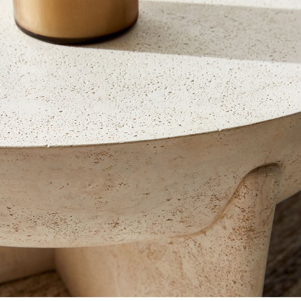 Monti Lava Stone Coffee Table | West Elm (US)