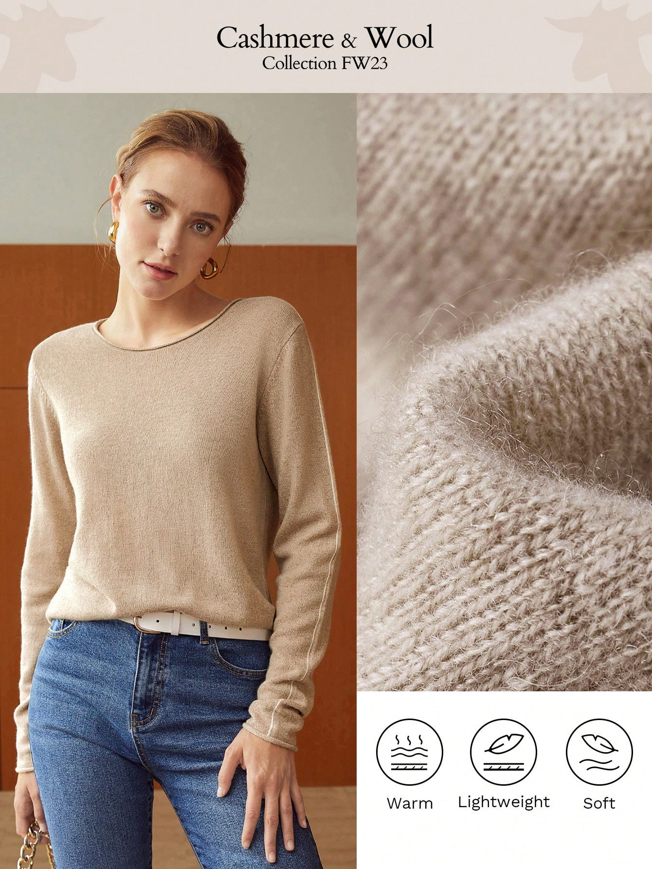 MOTF PREMIUM 100% PURE CASHMERE SWEATER | SHEIN