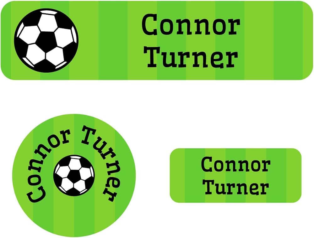 Name Bubbles Soccer Starter Labels Pack (90 Pack) Durable Printed Labels for Daycare, School, Tra... | Amazon (US)
