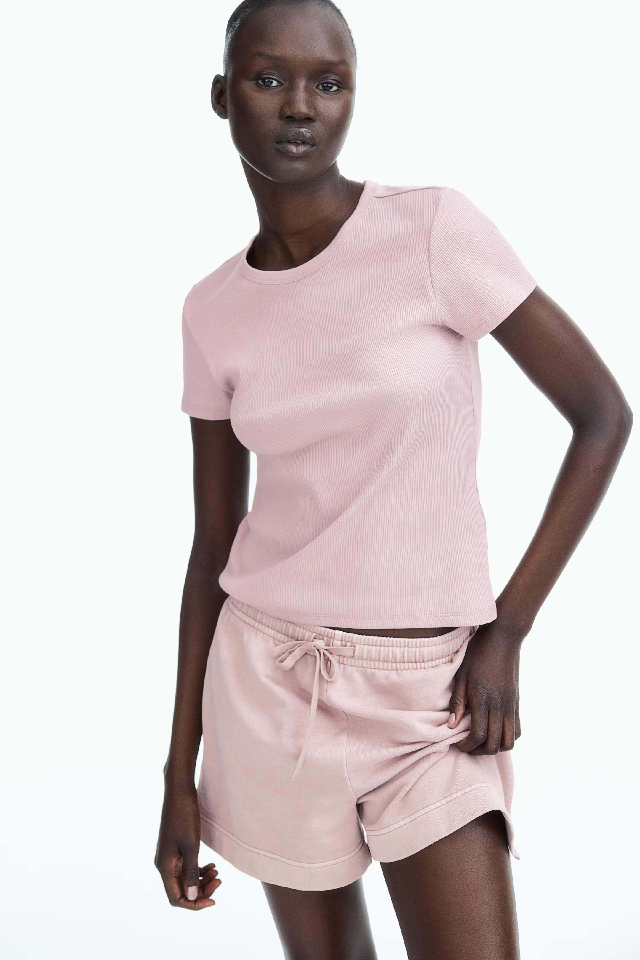 Washed Cotton Sweatshorts | H&M (US + CA)