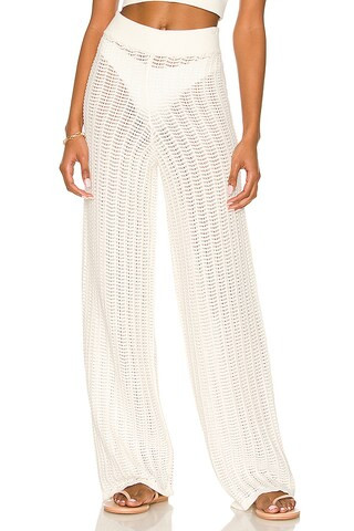 Tularosa Maeve Knit Pant in Ivory from Revolve.com | Revolve Clothing (Global)