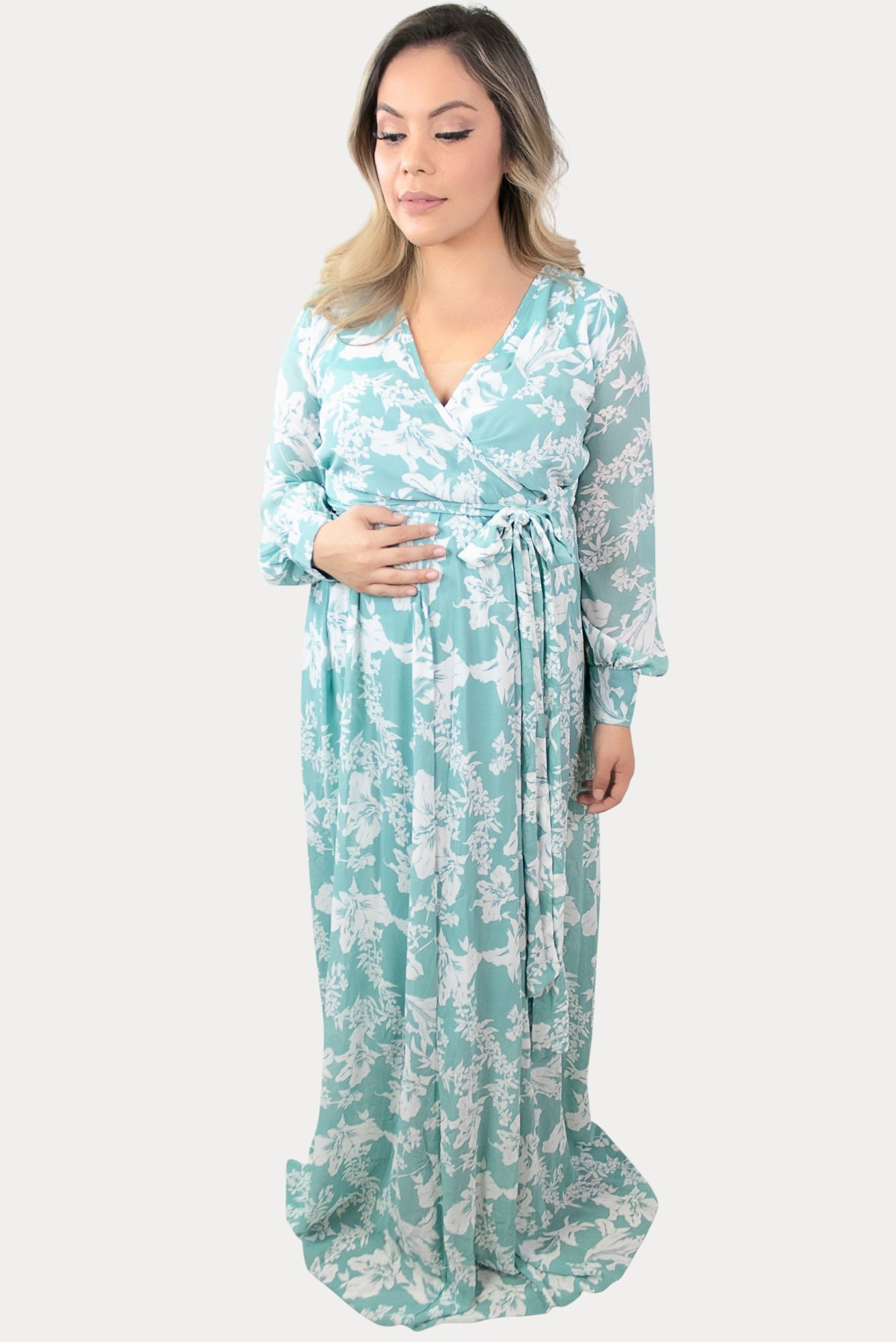 Floral Sweetheart Pregnancy Maxi - Sexy Mama Maternity | Sexy Mama Maternity