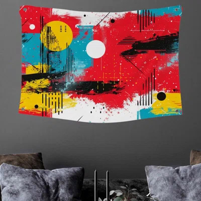 Abstract Art Wall Tapestry - Art Wall Decor | Wayfair North America