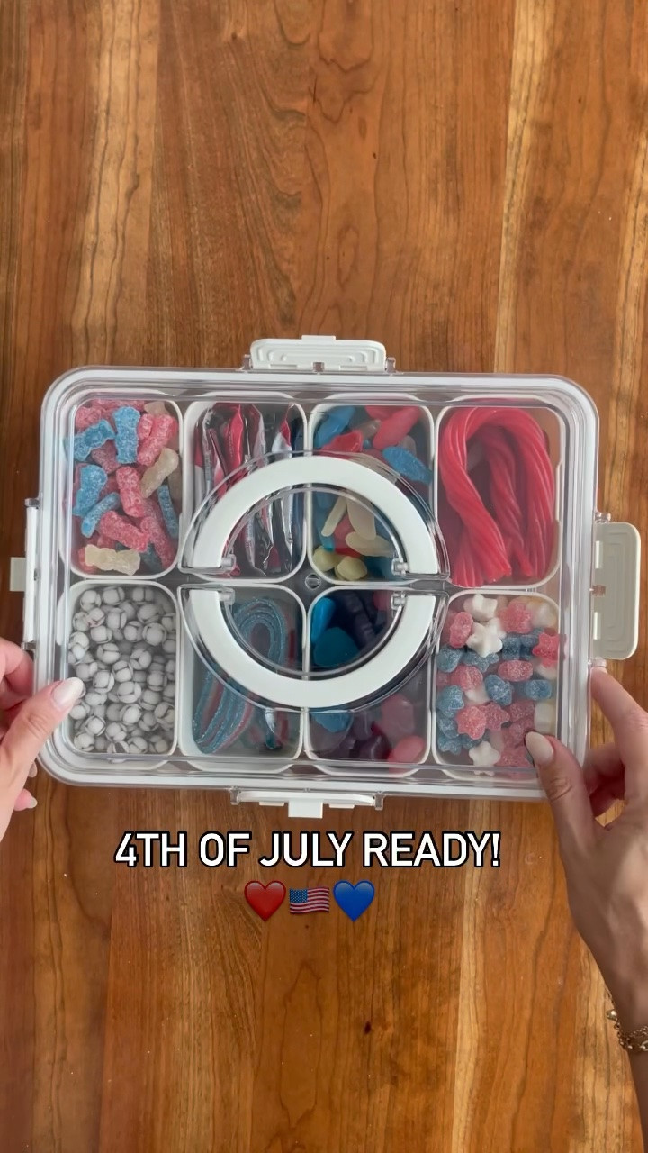 4th of July candy snacklebox!!  Whether you’re hosting or headed to the pool, beach or backyard bbq!

✨❤️🇺🇸💦🍭

#LTKmomlife #LTKTravel #LTKfoodie