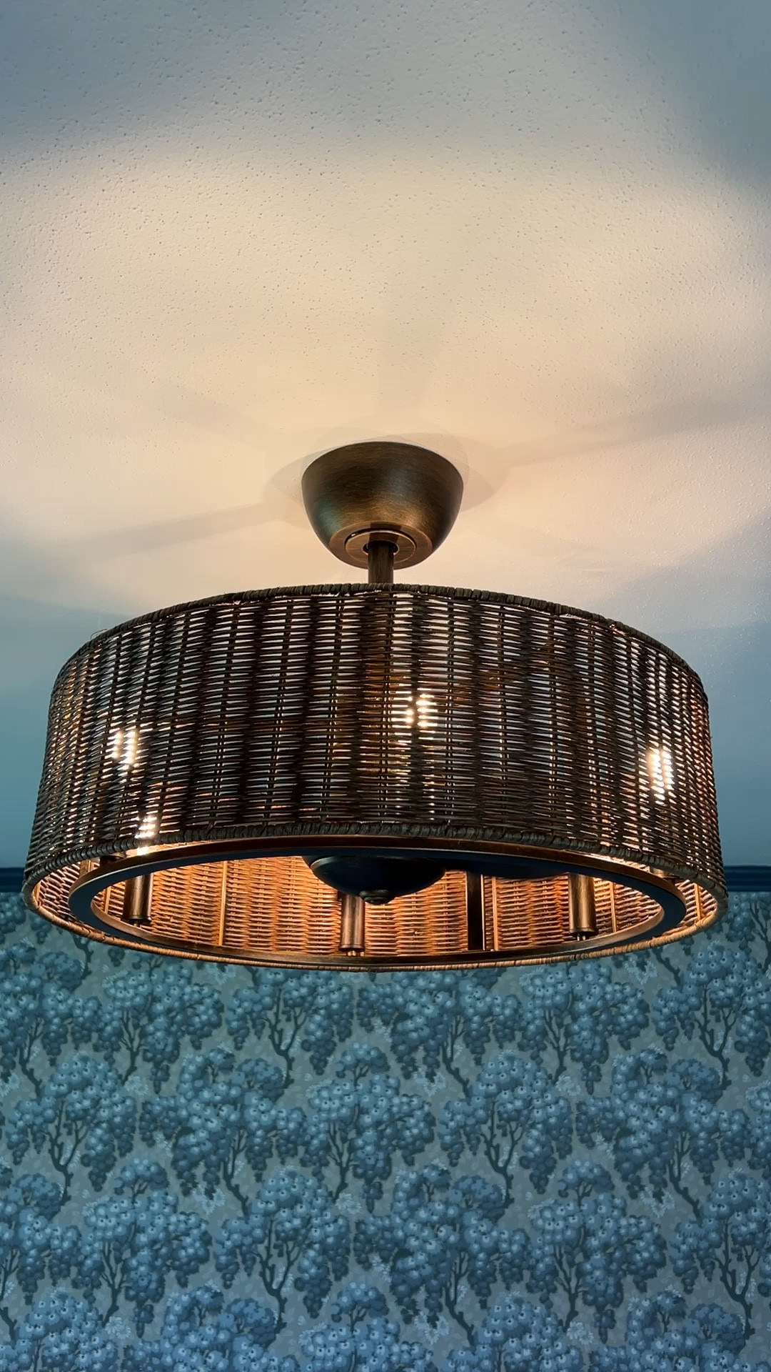 Our favorite fandelier! 

Chandelier, fan, ceiling fan, rattan fan

#LTKVideo