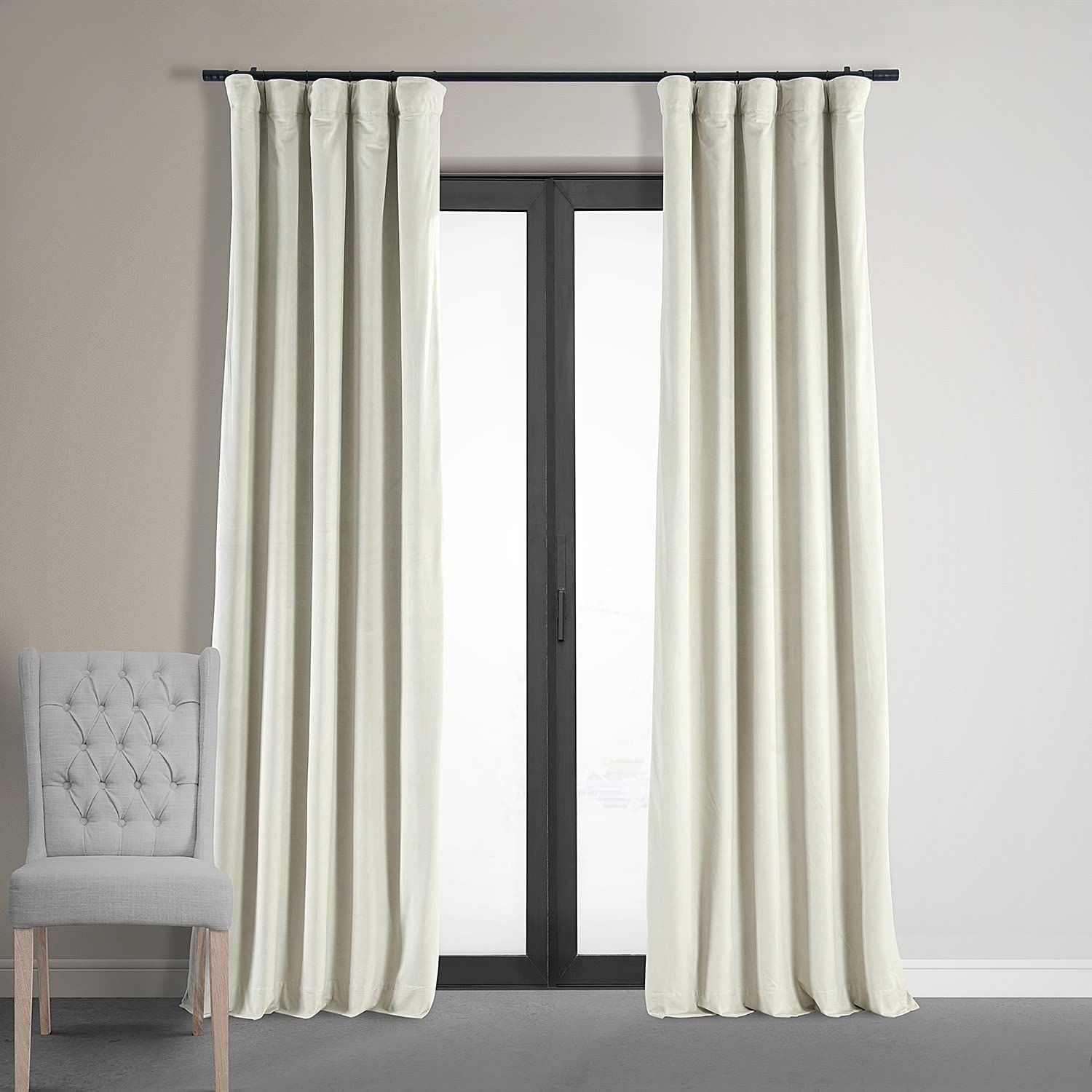 HPD Half Price Drapes VPCH-110602-96 Signature Blackout Velvet Curtain (1 Panel), 50 in x 96 in, ... | Amazon (US)