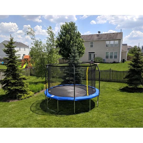 Backyard Jump 12' Round Trampoline with Safety Enclosure | Wayfair North America