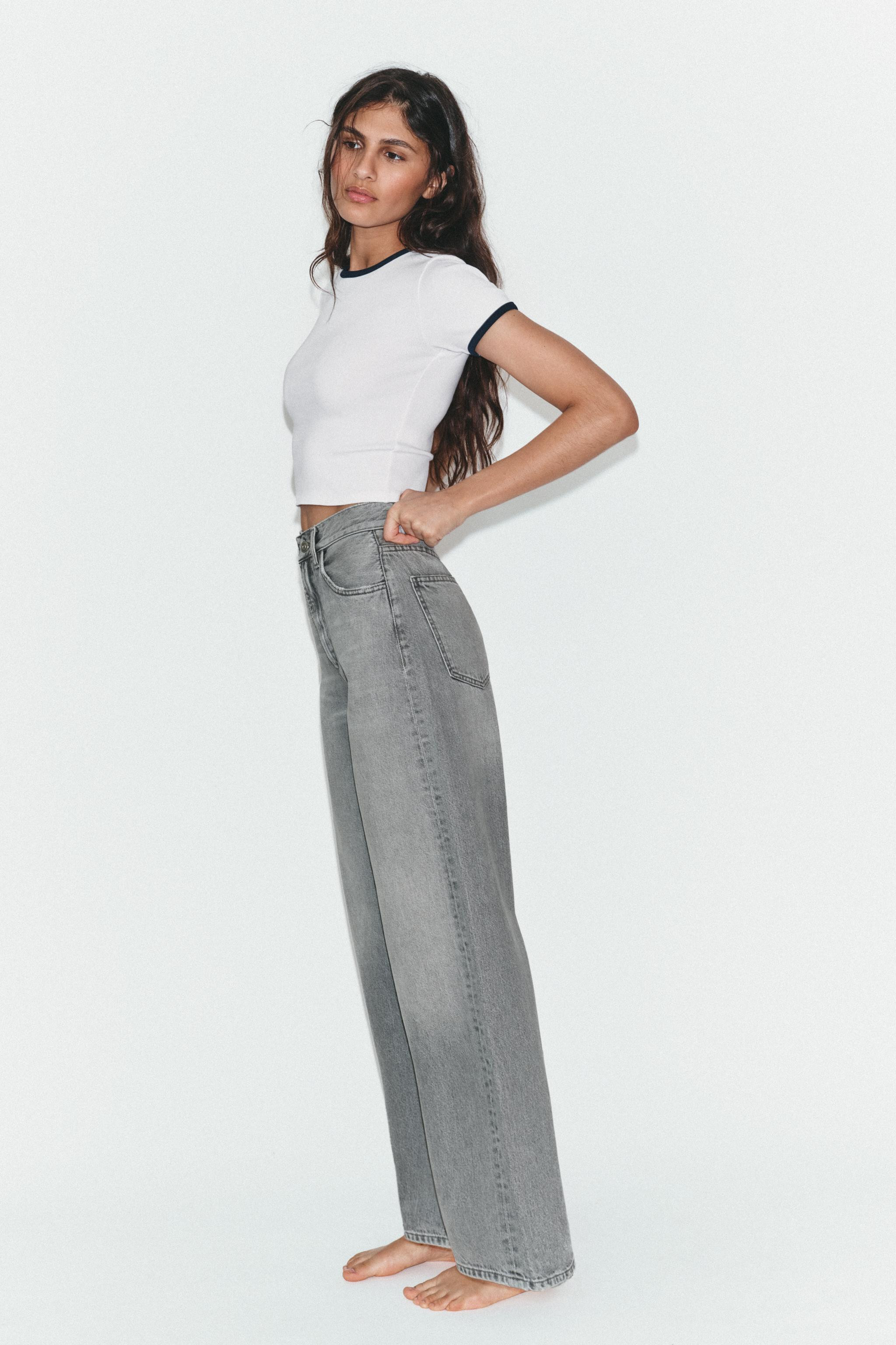 JEANS TRF EXTRA WIDE LEG VITA ALTA | Zara IT