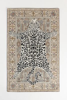 Tufted Octavia Leopard Rug | Anthropologie (US)