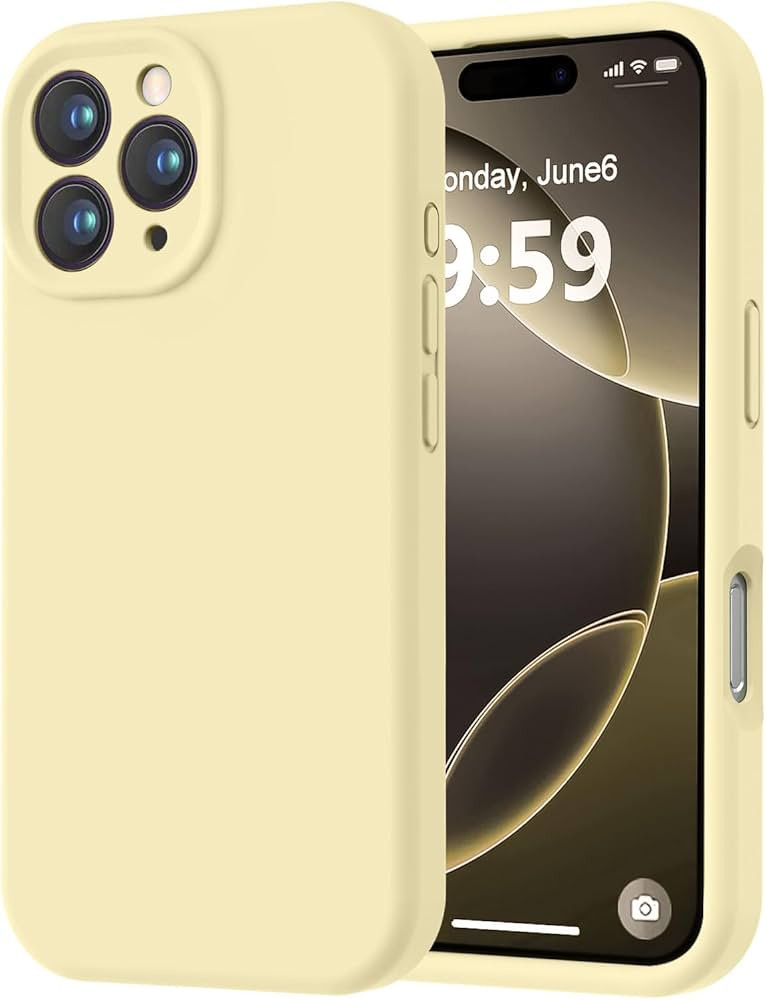 LOVE 3000 Designed for iPhone 16 Pro Max Case, Premium Silicone with [Soft Anti-Scratch Microfibe... | Amazon (US)