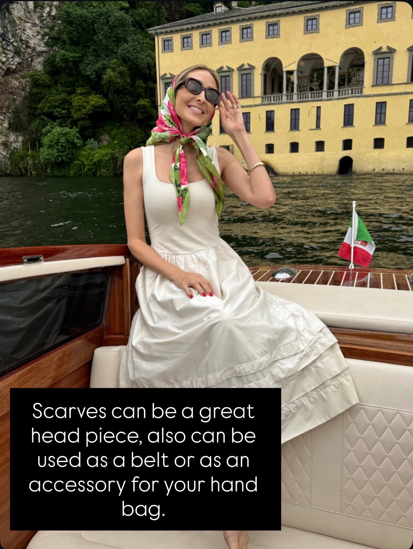 Scarves are an excellent way to elevate your summer outfit