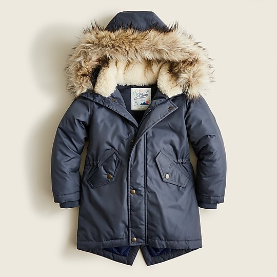 Boys' fishtail parka with eco-friendly PrimaLoft® | J. Crew US