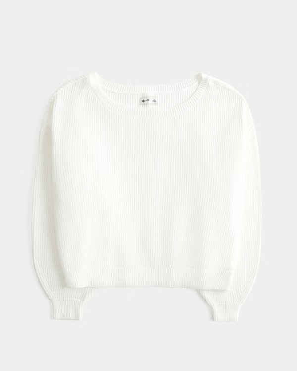 Women's Slouchy Off-the-Shoulder Sweater | Women's Tops | HollisterCo.com | Hollister (UK)
