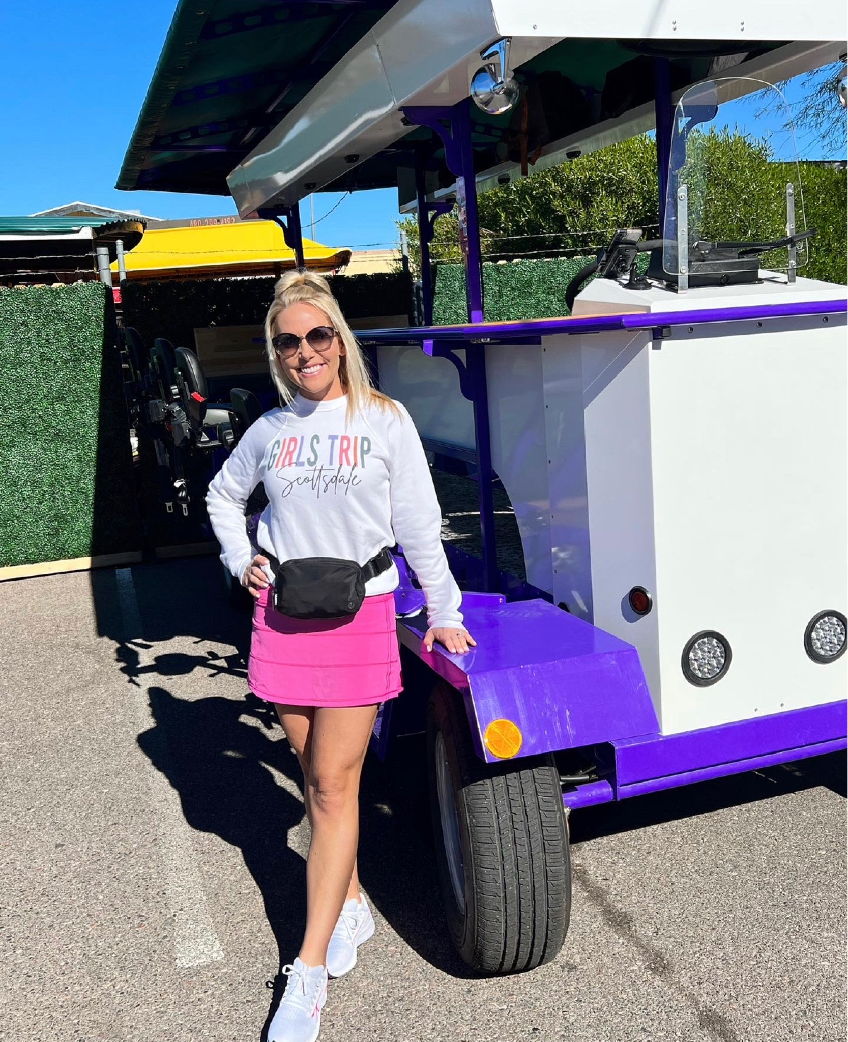 Arizona loving! Who needs shorts when we have skirts?! Also-best socks ever! 

#lululemon 
#beltbag
#nike
#ltktravel

#LTKitbag #LTKunder100 #LTKSeasonal