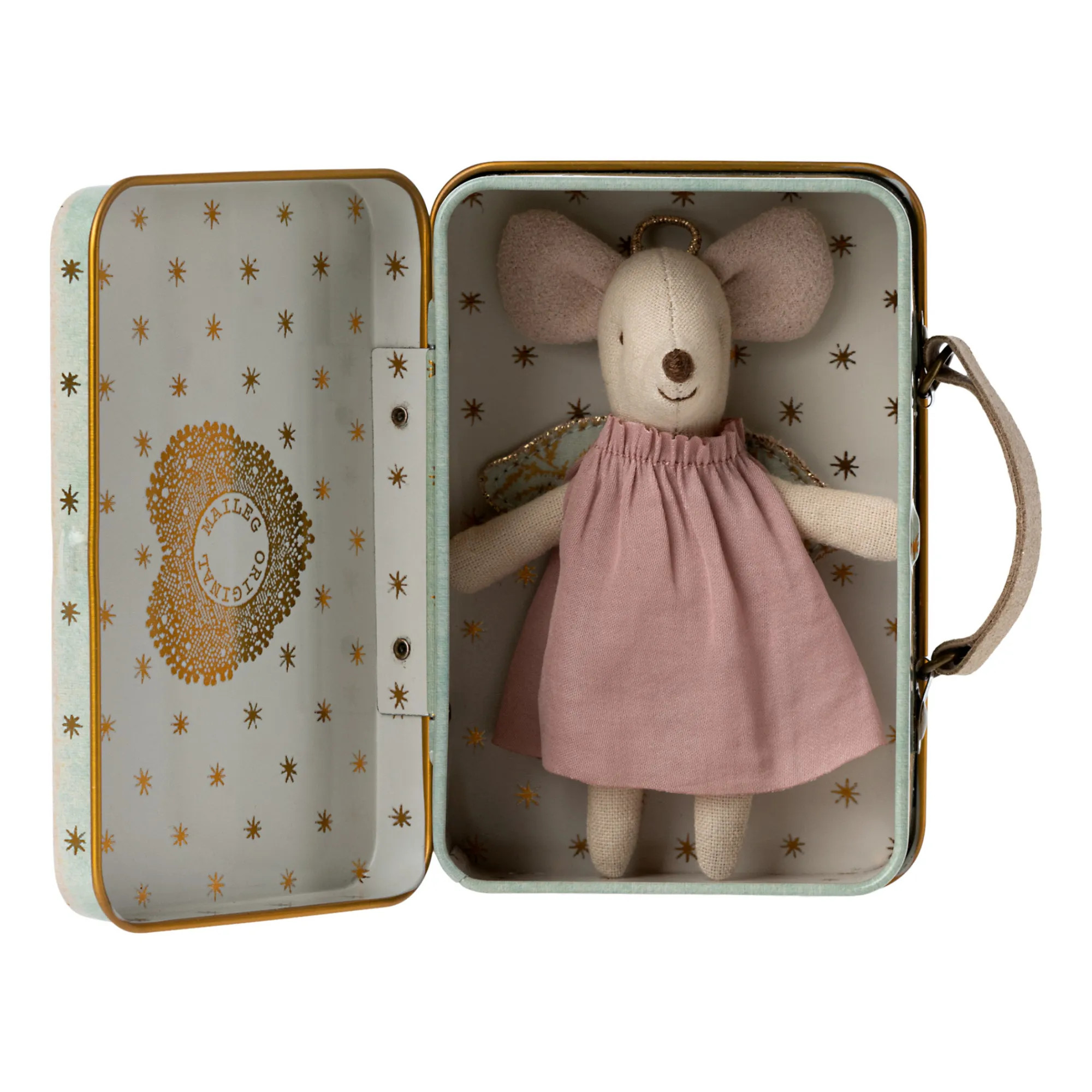 Angel Mouse & Suitcase | Smallable