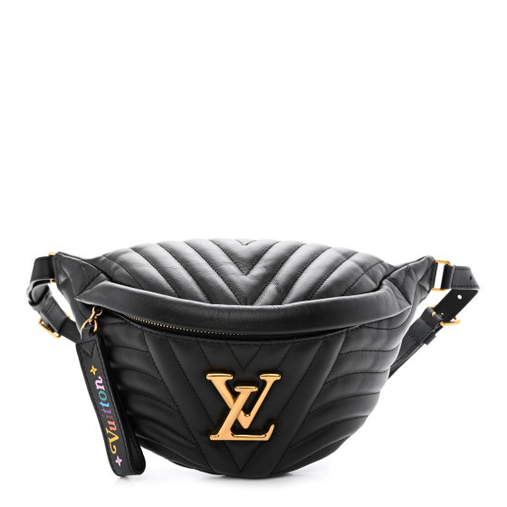 Calfskin Quilted New Wave Bumbag Black | FASHIONPHILE (US)