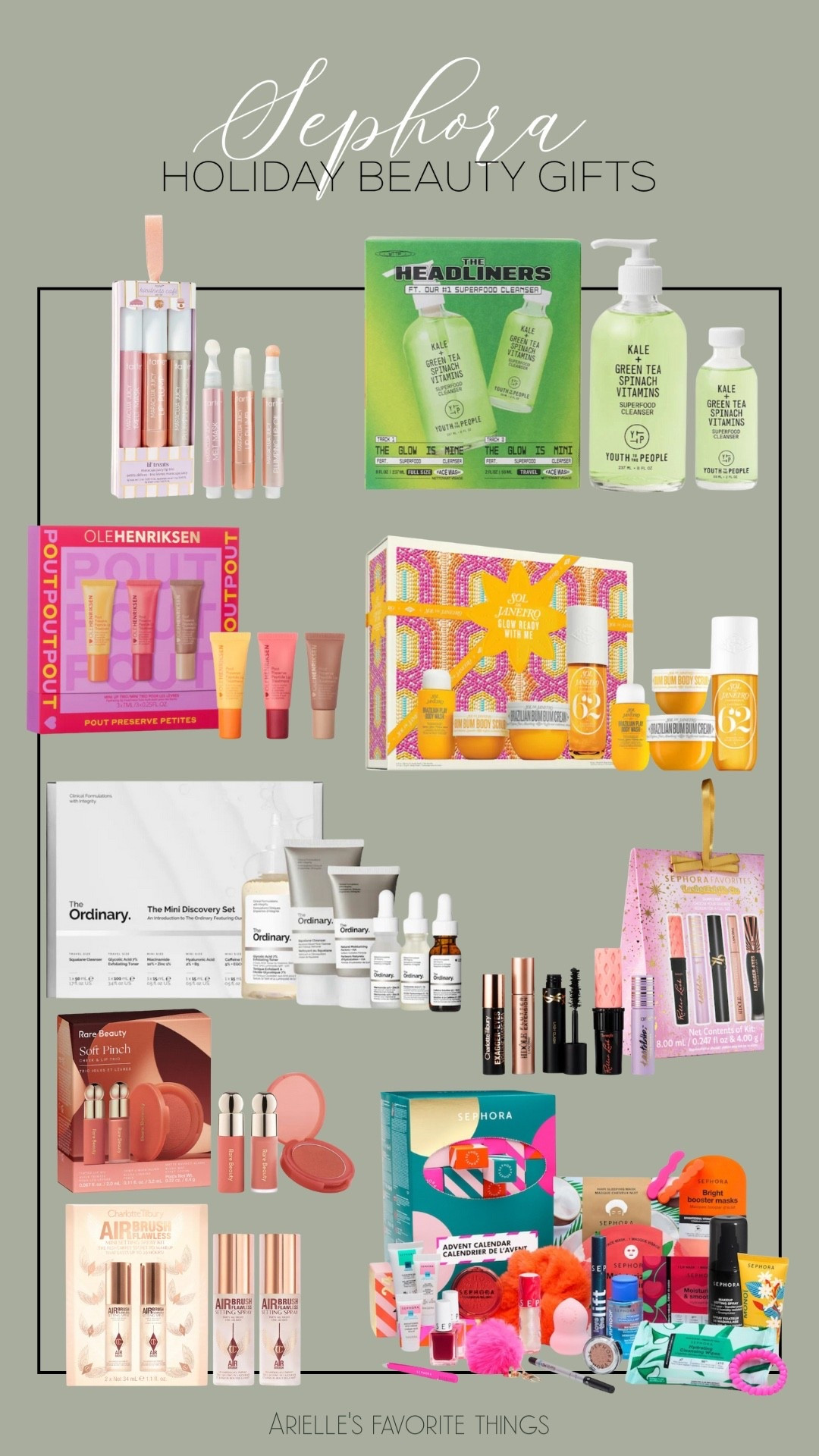 🎁 Whether you’re shopping for your best friend, mom, or treating yourself, these picks are total crowd-pleasers. From Rare Beauty’s viral blush set to Sol de Janeiro’s glow-ready favorites and Youth to the People’s superfood skincare duo, there’s something for every beauty lover. 

💄These limited-edition sets make gifting easy (and chic!) this season. Tap to shop my Sephora holiday must-haves before they sell out! 


#SephoraGifts #HolidayBeautyGifts #SephoraSale #GiftGuide #LTKBeauty #LTKHoliday #SkincareLover #MakeupGifts

#LTKHoliday #LTKBeauty #LTKGiftGuide