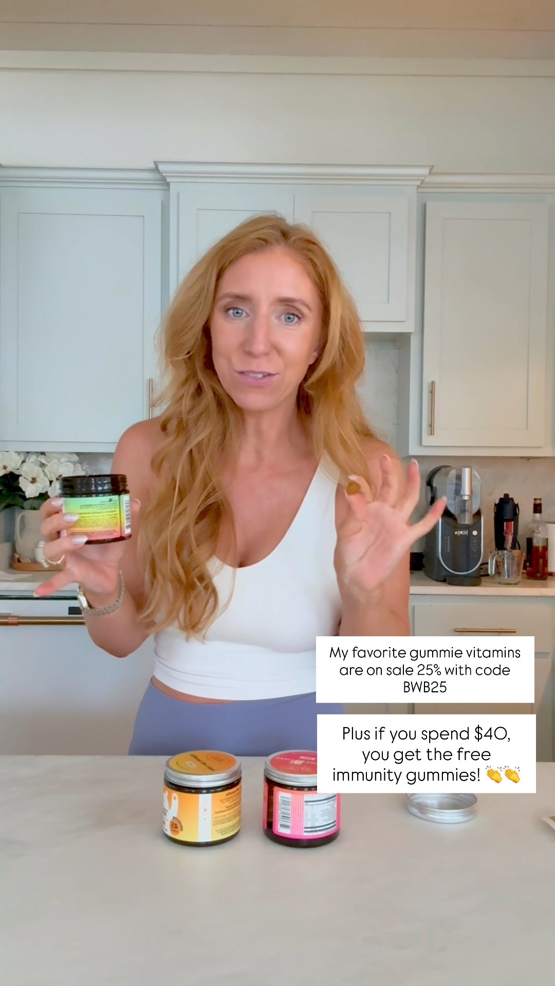 My favorite gummie vitamins are on sale! I use the biotin for skin and nails + the vitamin d. I just added in the immunity support too! 

Get 25% off with code BWB25 
And get the immunity vitamins FREE when you spend $40!! 

Such a good deal!
#sponsored

#LTKBeauty #LTKSaleAlert #LTKselfcare