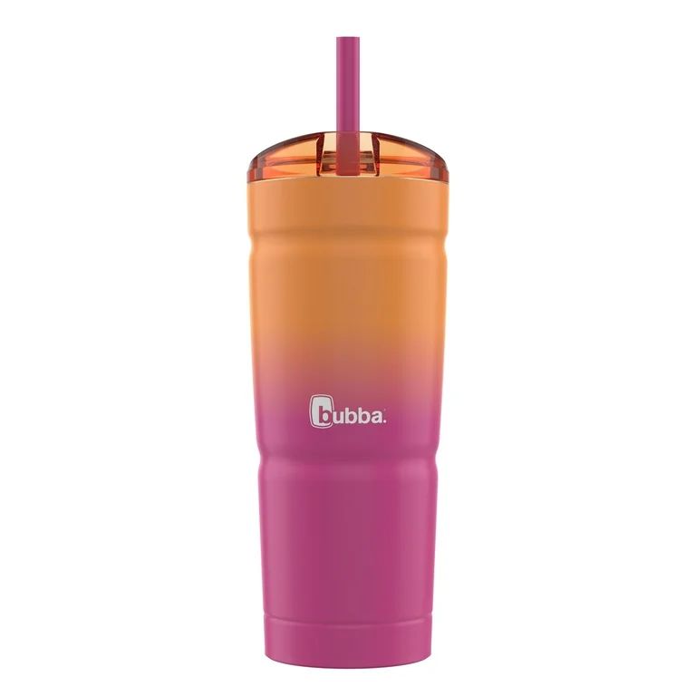 bubba Envy S Insulated Stainless Steel Tumbler with Straw, 24 Oz., Ombre | Walmart (US)