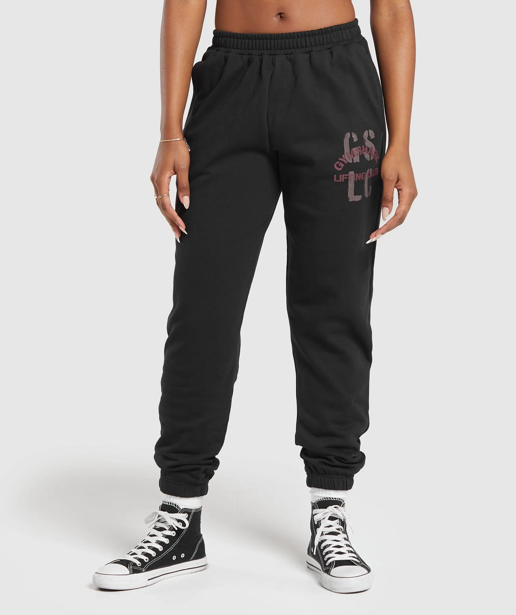 Gymshark Built Graphic Joggers - Black | Gymshark US