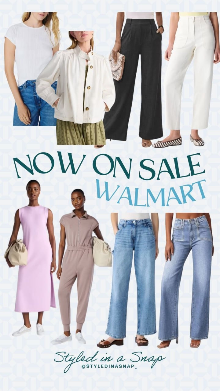 Walmart now on sale 🚨 Denim jackets, midi dresses, and wide-leg jeans marked down for the season!


// Walmart Sale, Walmart Deals, Walmart Fashion Finds, Walmart Womens Fashion, Walmart Fall Outfits
 

 #LTKootd #LTKSeasonal #LTKSaleAlert