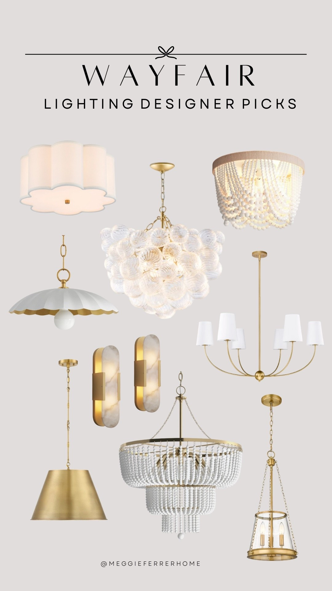 Lighting makes such a difference in how a room feels and these @Wayfair designer picks are giving all the luxe looks without the price tag. 🤍 

From scalloped flush mounts to dreamy chandeliers, I rounded up the prettiest statement pieces to instantly elevate your space. 

#wayfair #wayfairpartner #chandelier #pendants #lighting #sconces 


#LTKHome #LTKSaleAlert #LTKStyleTip