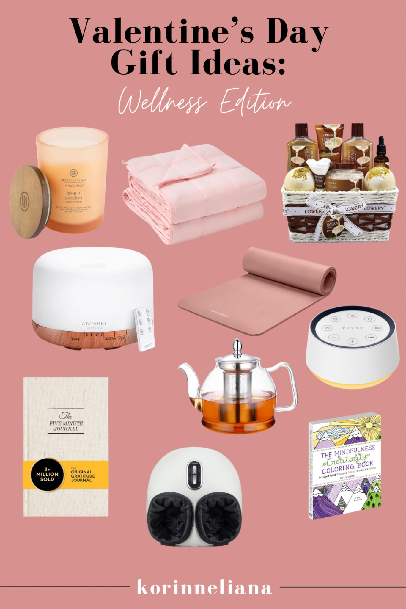 These thoughtful Valentine's Day gift ideas are perfect for enhancing mental wellness this holiday and beyond. 

#LTKGiftGuide #LTKFindsUnder100