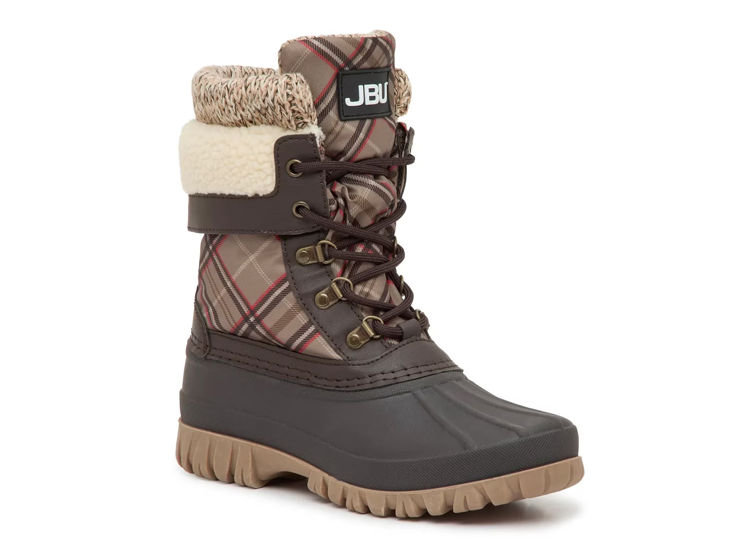 JBU by Jambu Creek H2O Duck Boot | Women's | Multicolor Plaid Print | Size 11 | Boots | DSW