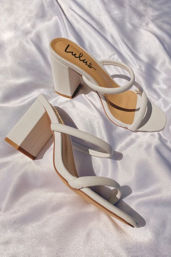 Addien White High Heel Sandals | Lulus (US)