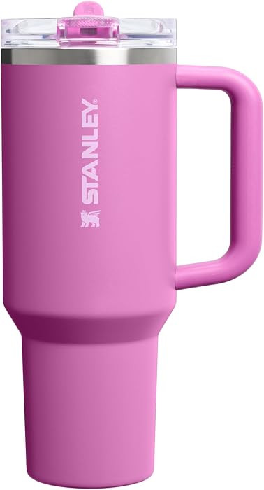 STANLEY Quencher ProTour Flip Straw Tumbler with Leakproof Lid 40 oz | Built-In Straw & Handle | Cupholder Compatible for Travel | Insulated Stainless Steel Cup | BPA-Free | Dark Blossom | Amazon (US)