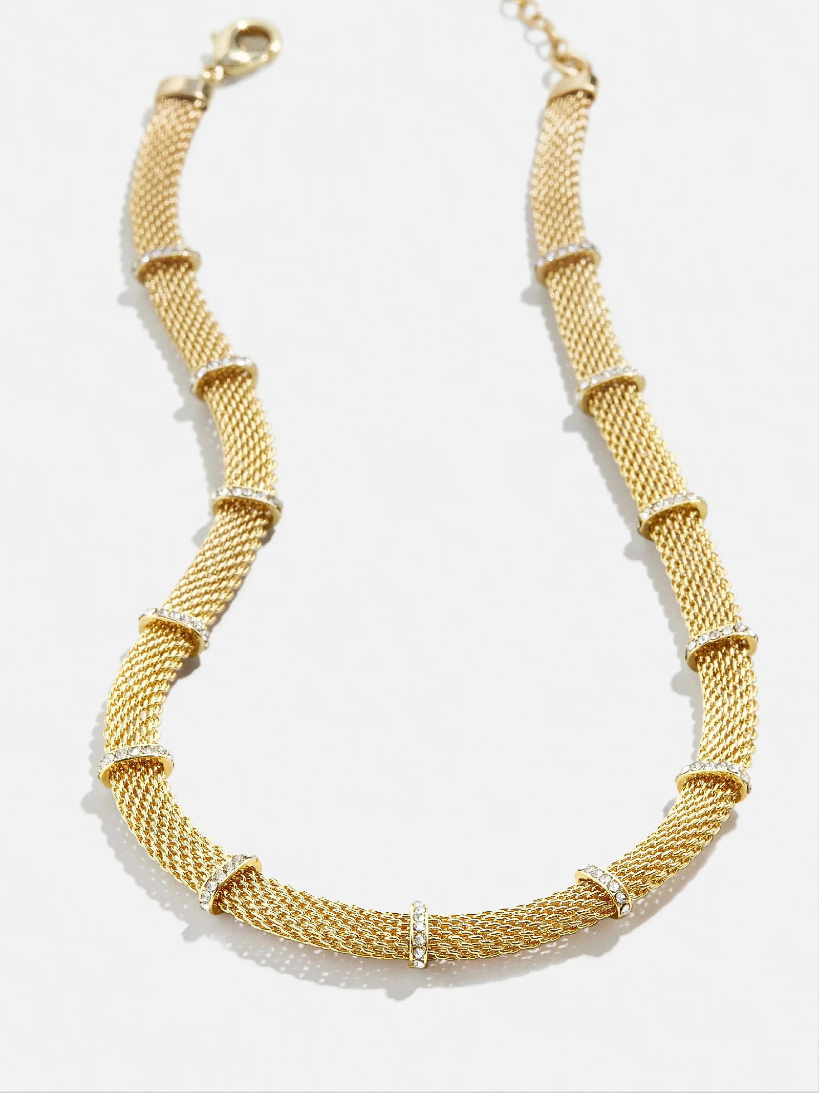 Spencer Choker Necklace - Clear/Gold | BaubleBar (US)