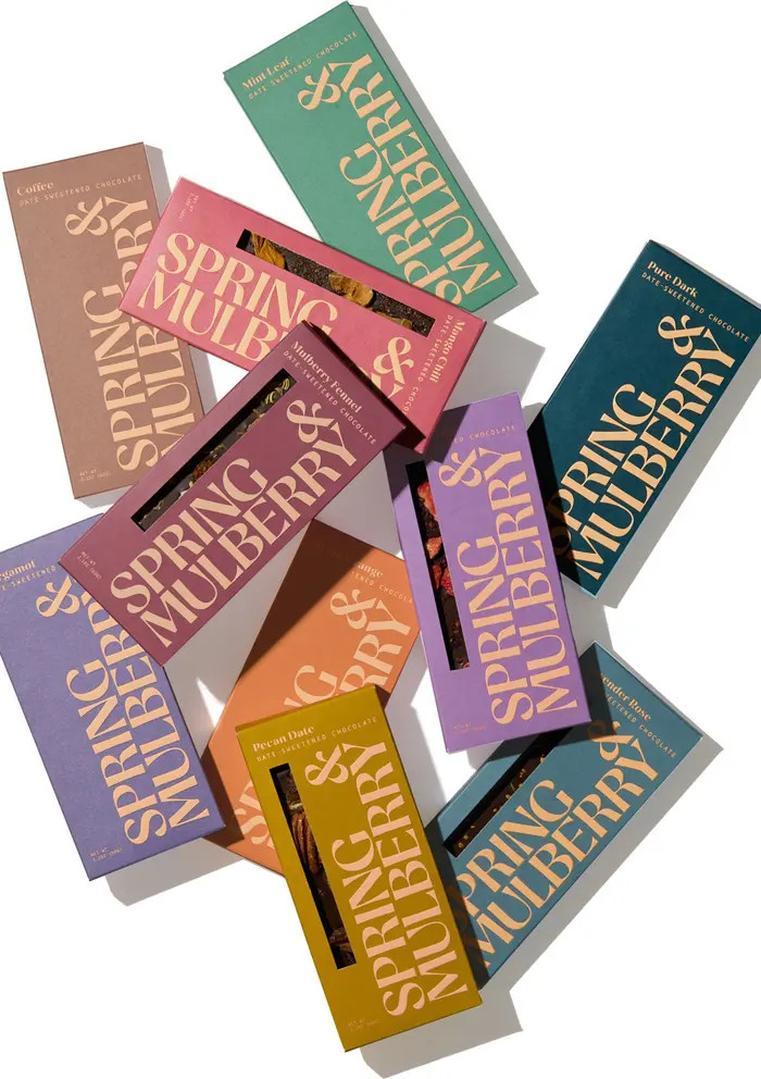 Spring & Mulberry Ultimate Variety Pack Date Sweetened Dark Chocolate Bars 10-Piece Gift Box | No... | Nordstrom