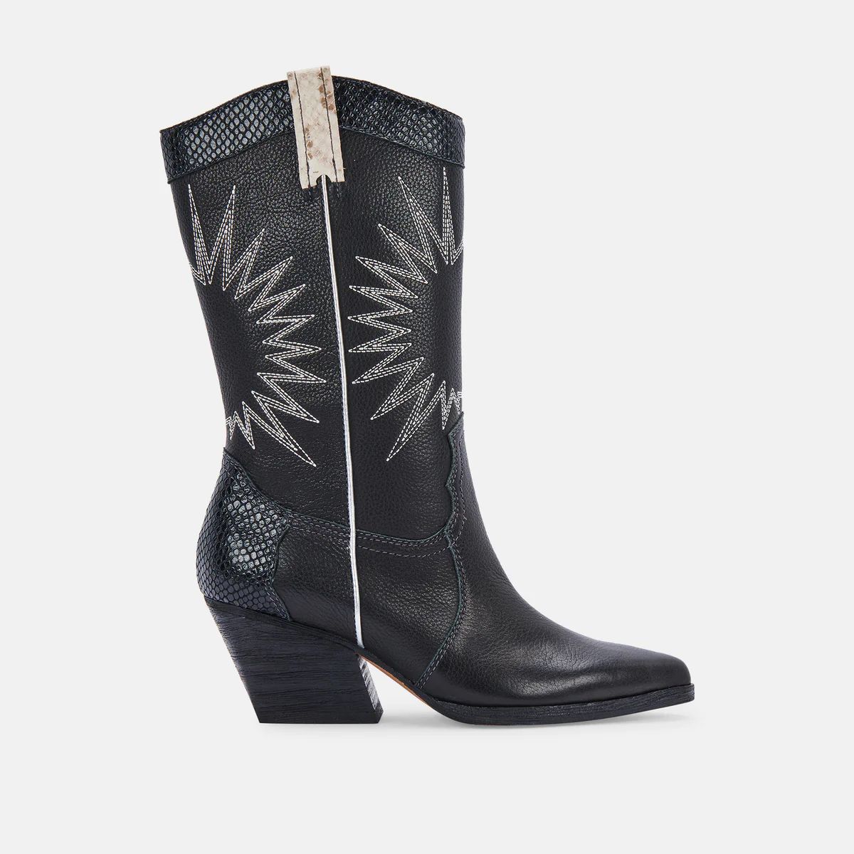 LAWSON BOOTS IN BLACK LEATHER | DolceVita.com