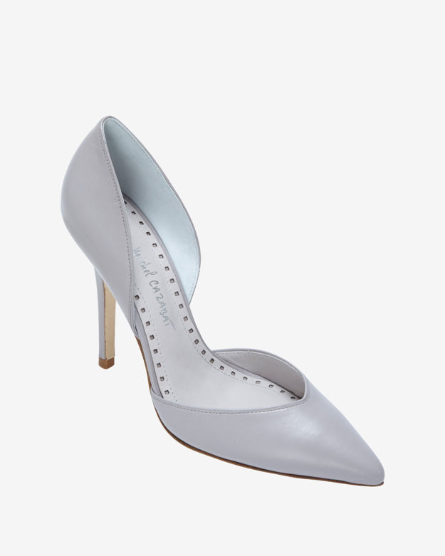 SALE
		
		 / 
		
		Exclusive
		
	Jean-Michel Cazabat EXCLUSIVE Ebba D'Orsay Leather Pump: Grey | Intermix