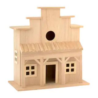 9.5" Saloon Wooden Birdhouse by Make Market® | Michaels | Michaels Stores
