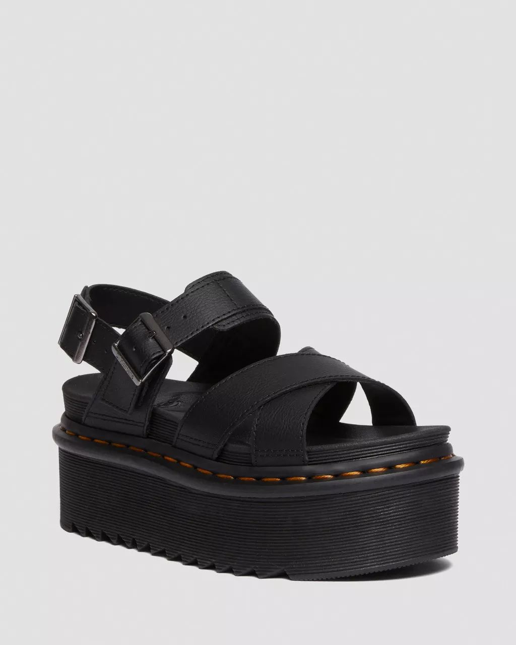 Voss II Athena Leather Strap Platform Sandals | Dr. Martens | Dr. Martens