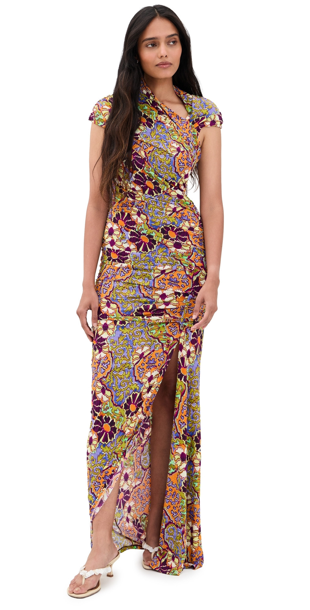 ALÉMAIS Joanna Midi Dress Multi 12 | Shopbop