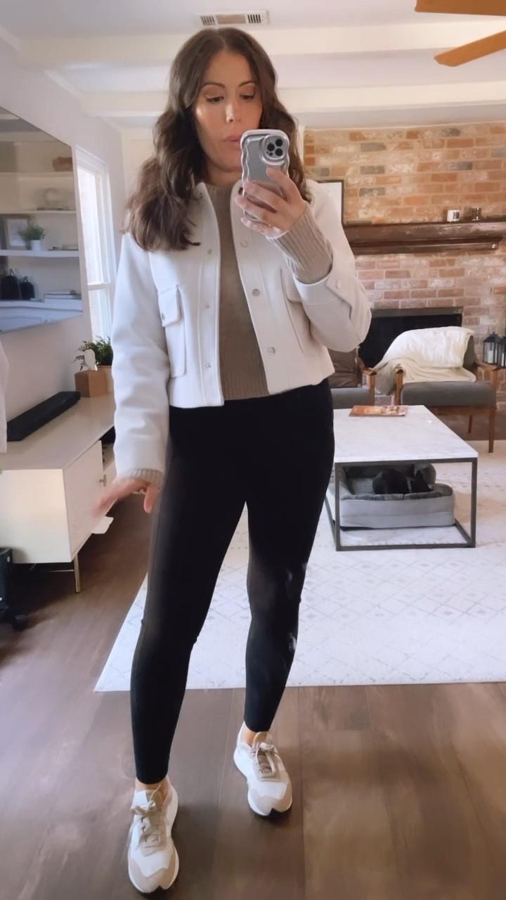 Loving the whole bomber/boxy jacket look.  This one is from Zara. Wearing size medium.  I linked a few similar styles from other retailers to check out. 

#LTKSeasonal #LTKfitness #LTKover40