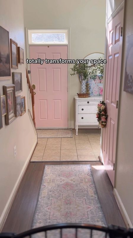 Painted my interior doors the prettiest pink two years ago and have been loving the instant mood booster ever since! 

#LTKfindsunder50 #LTKhome #LTKVideo