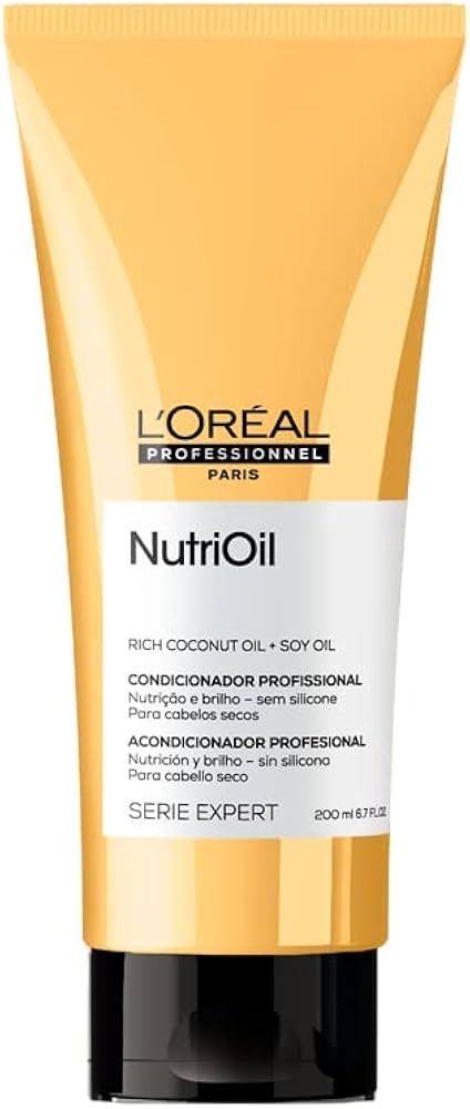 L'Oréal Professionnel Condicionador NutriOil para nutrição e brilho, enriquecido com óleo de ... | Amazon (BR)